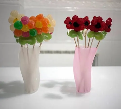 Flores de gominolas para decorar una fiesta | Fiestas y Cumples