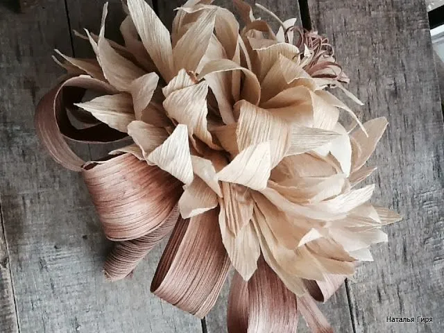 Cómo hacer flores con hojas de maíz | diarioartesanal