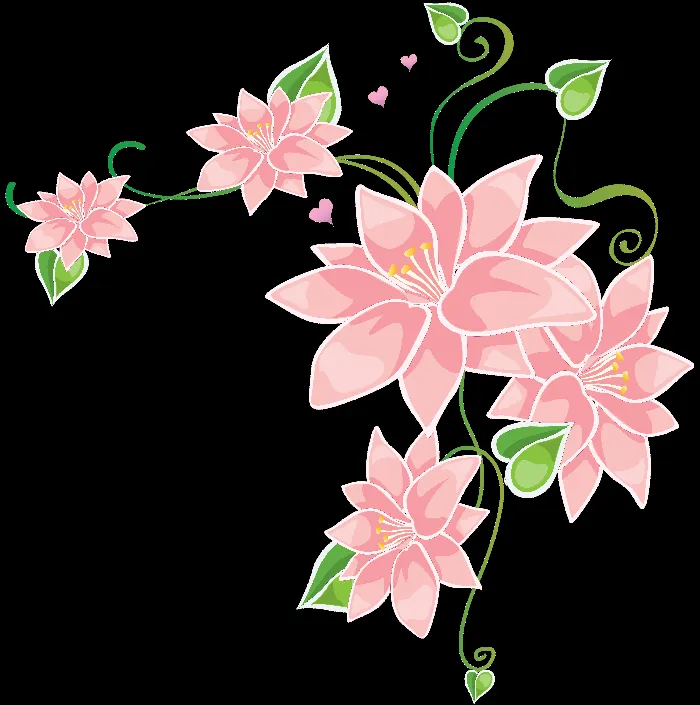 Flores Ilustraciones en PNG para Artesanía y Diseños Primavera