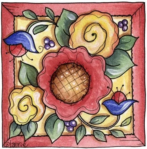 Flores para imprimir de colores - Imagui