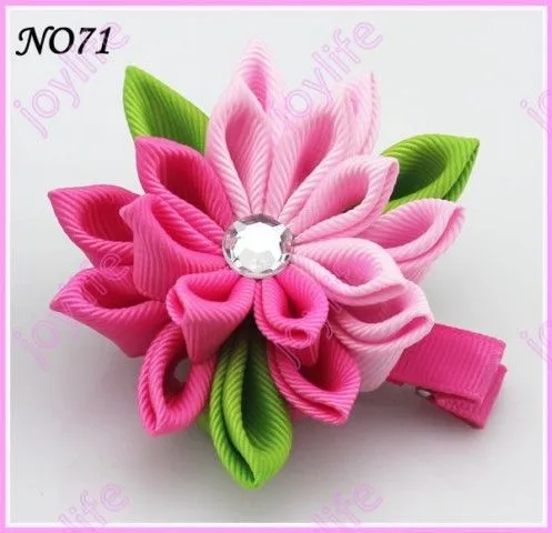 Flores kanzashi en español - Imagui