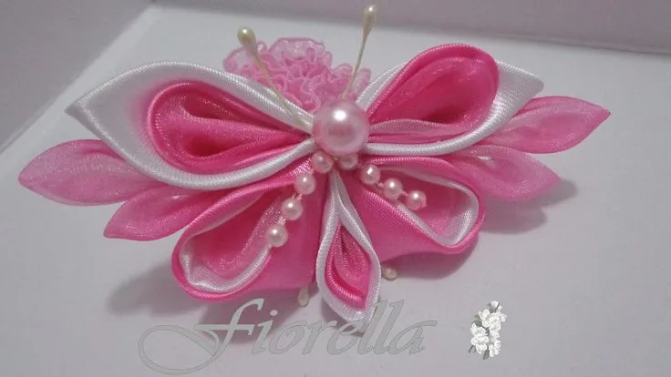 Mariposa Kanzashi | Flores Kanzashi | Pinterest Mariposa Kanzashi | Flores Kanzashi | Pinterest