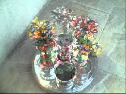 flores en lata - YouTube
