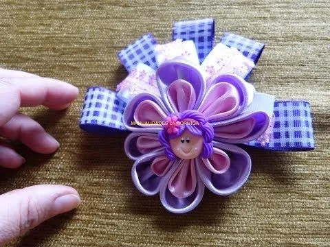 como hacer flores en cinta, moños y acc - Youtube Downloader mp3