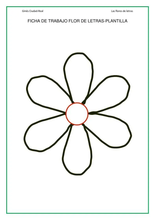 flores de letras de 6 petalos plantilla imagen-1 flores de letras de 6 petalos plantilla imagen-1
