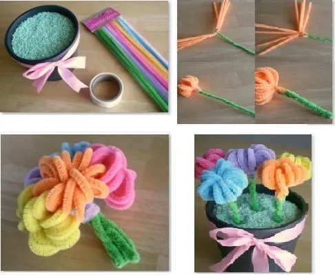 flores con limpiapipas | LIMPIA PIPAS | Pinterest flores con limpiapipas | LIMPIA PIPAS | Pinterest