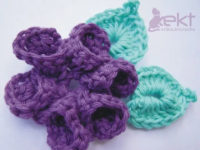 Flor de croche passo a passo - Imagui