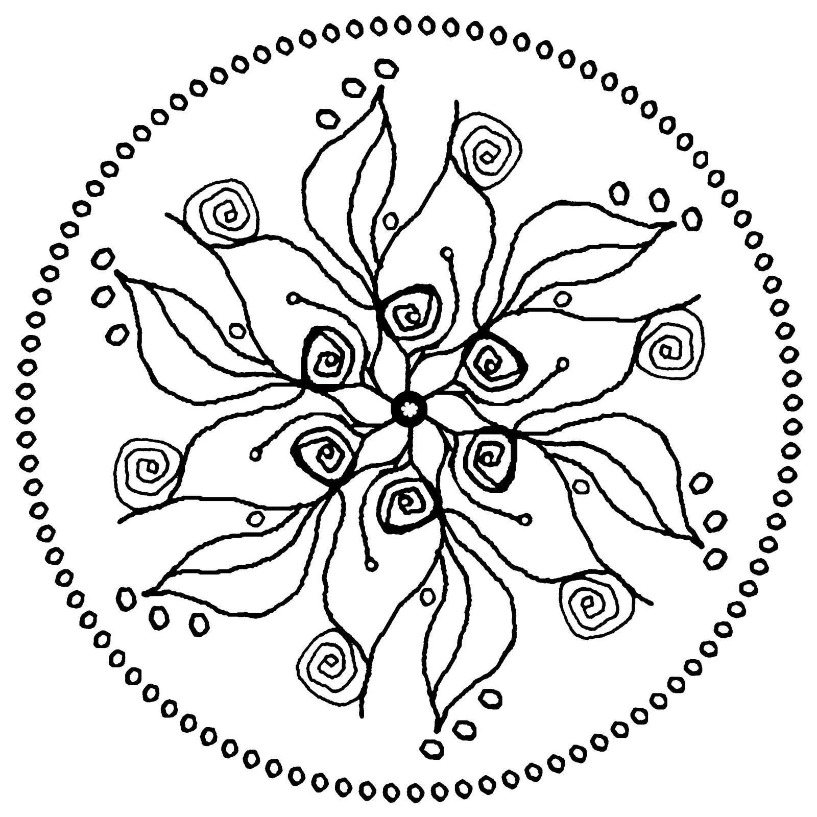 Flores de mandala - Imagui