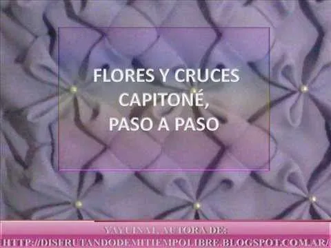 FLORES (MOÑOS) Y CRUCES EN CAPITONE: PASO A PASO - YouTube FLORES (MOÑOS) Y CRUCES EN CAPITONE: PASO A PASO - YouTube