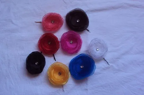 flores de organza para el cabello | Flickr - Photo Sharing! flores de organza para el cabello | Flickr - Photo Sharing!
