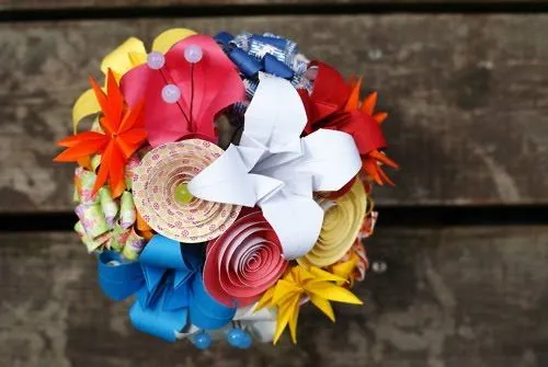 Como hacer flores de origami paso a paso - Imagui