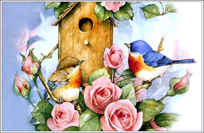 Flores y pajaros para imprimir-Imagenes y dibujos para imprimir Flores y pajaros para imprimir-Imagenes y dibujos para imprimir