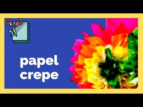Como Hacer Flores de Papel Crepe Facil - YouTube Como Hacer Flores de Papel Crepe Facil - YouTube