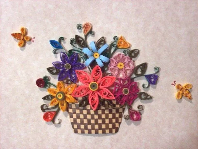 Flores en Papel de Filigrana | Flores | Pinterest Flores en Papel de Filigrana | Flores | Pinterest