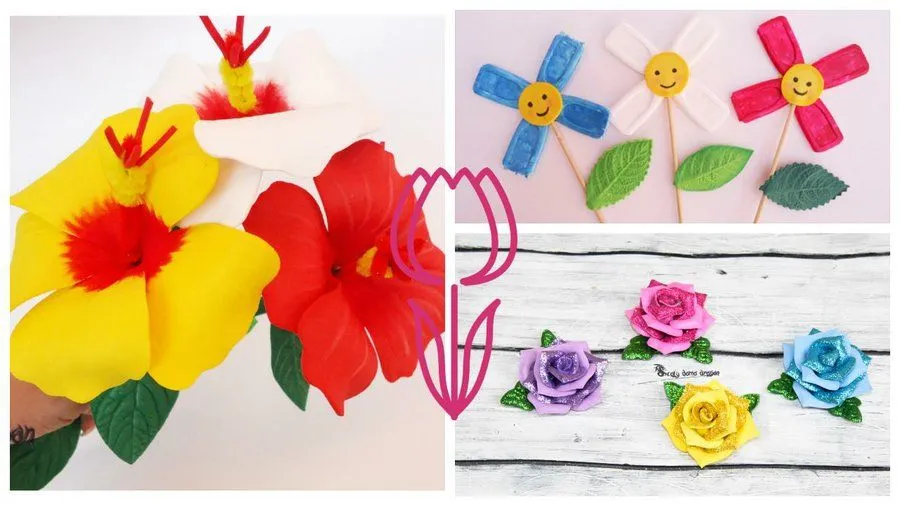 Flores paso a paso para decorar | Manualidades Flores paso a paso para decorar | Manualidades