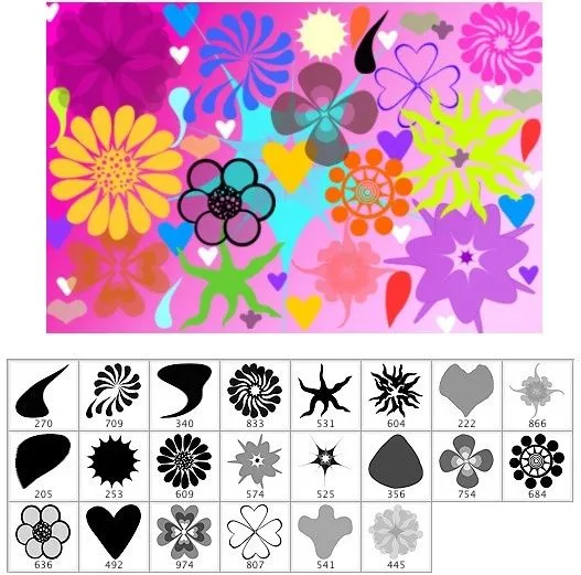 Flores y Pétalos Photoshop Brushes para su descarga gratuita Flores y Pétalos Photoshop Brushes para su descarga gratuita