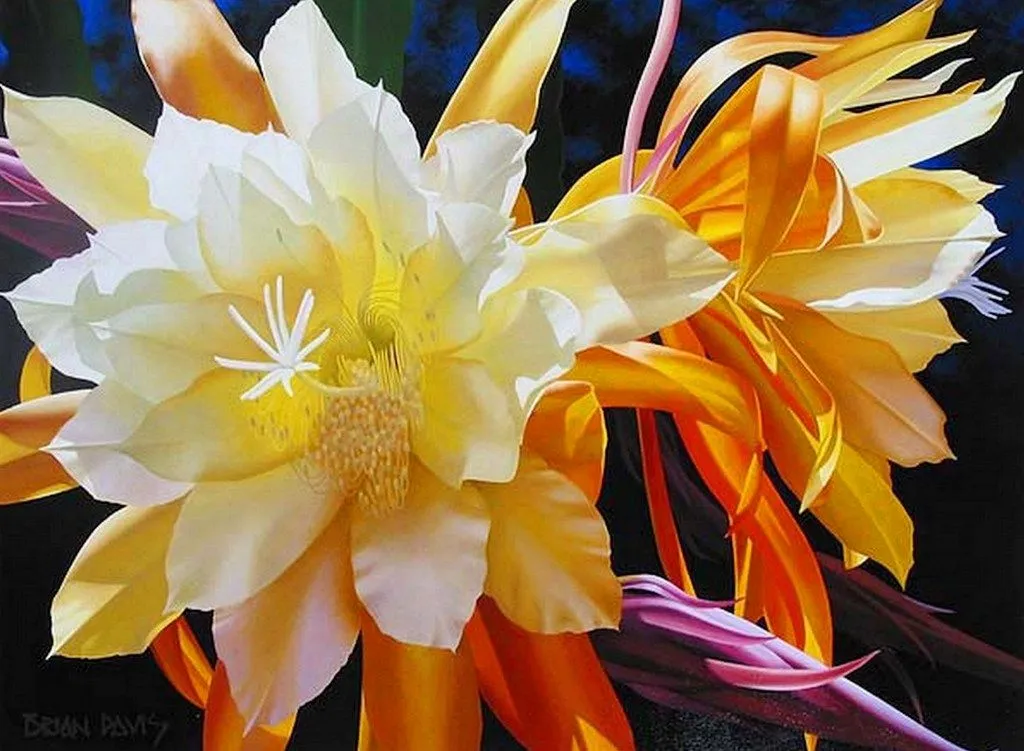 FLORES PINTADAS AL ÓLEO | Pinturas al Óleo