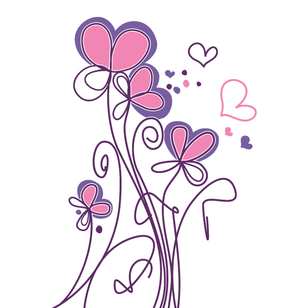 Flores para pintar
