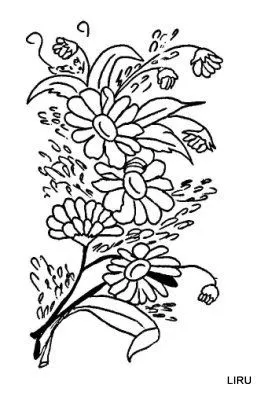 flores para pintar | MULTY PATRONES
