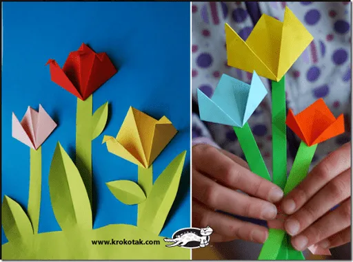 flores de primavera, manualidades para niños | pintar y jugar ... flores de primavera, manualidades para niños | pintar y jugar ...