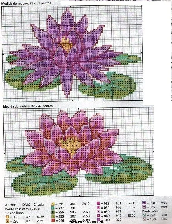 Varias flores punto de cruz | Punto de cruz - Colección de ... Varias flores punto de cruz | Punto de cruz - Colección de ...