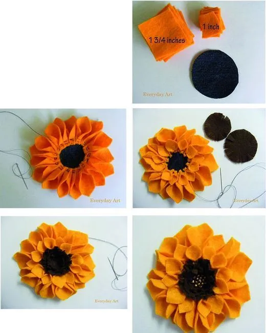 Flores y ramos de fieltro (tutoriales) - Foro Manualidades para ... Flores y ramos de fieltro (tutoriales) - Foro Manualidades para ...