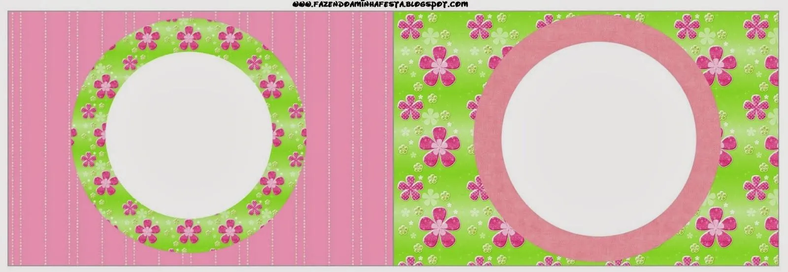 Flores Rosa en Fondo Verde: Fondos y Tarjetería para Imprimir ... Flores Rosa en Fondo Verde: Fondos y Tarjetería para Imprimir ...