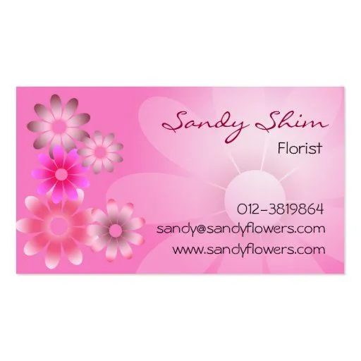 Flores rosadas bonitas en fondo rosado plantilla de tarjeta ...