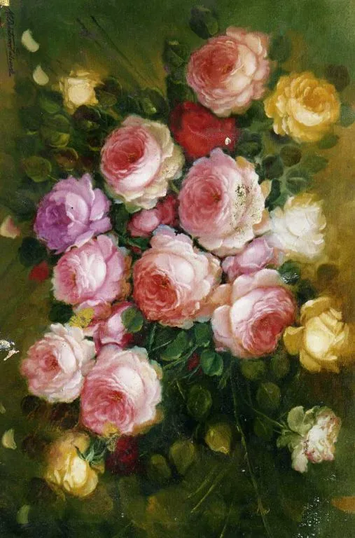 flores rosas miguel dela torre valverde - Artelista.com