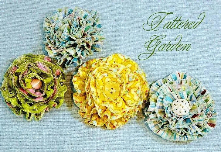 Flores de tela fáciles. 6 tutoriales - yo elijo Coser Flores de tela fáciles. 6 tutoriales - yo elijo Coser