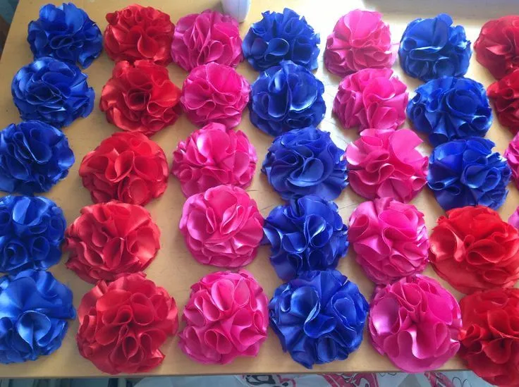 Flores de tela, hechas con retazos de tela | Mis proyectos/My ... Flores de tela, hechas con retazos de tela | Mis proyectos/My ...
