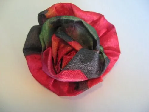 Flores de tela - Manualidades