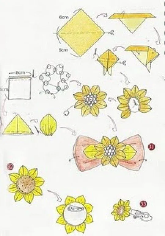 como hacer flores de tela paso a paso | Aprender manualidades es ...