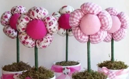 Como hacer flores de tela ~ Portal de Manualidades Como hacer flores de tela ~ Portal de Manualidades