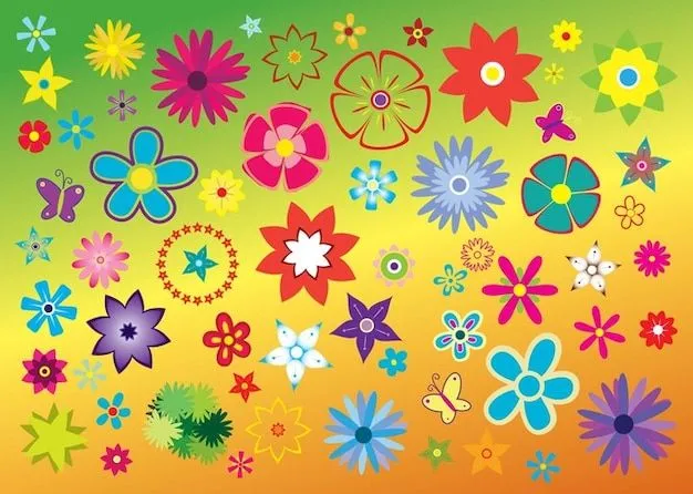 flores vector libre clipart | Descargar Vectores gratis flores vector libre clipart | Descargar Vectores gratis