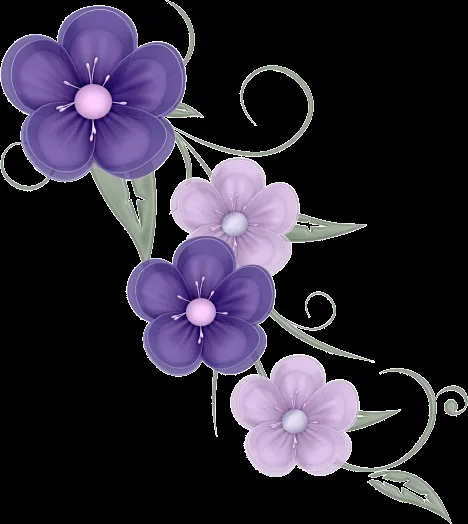 Emilieta psp: Tubes flores en PNG