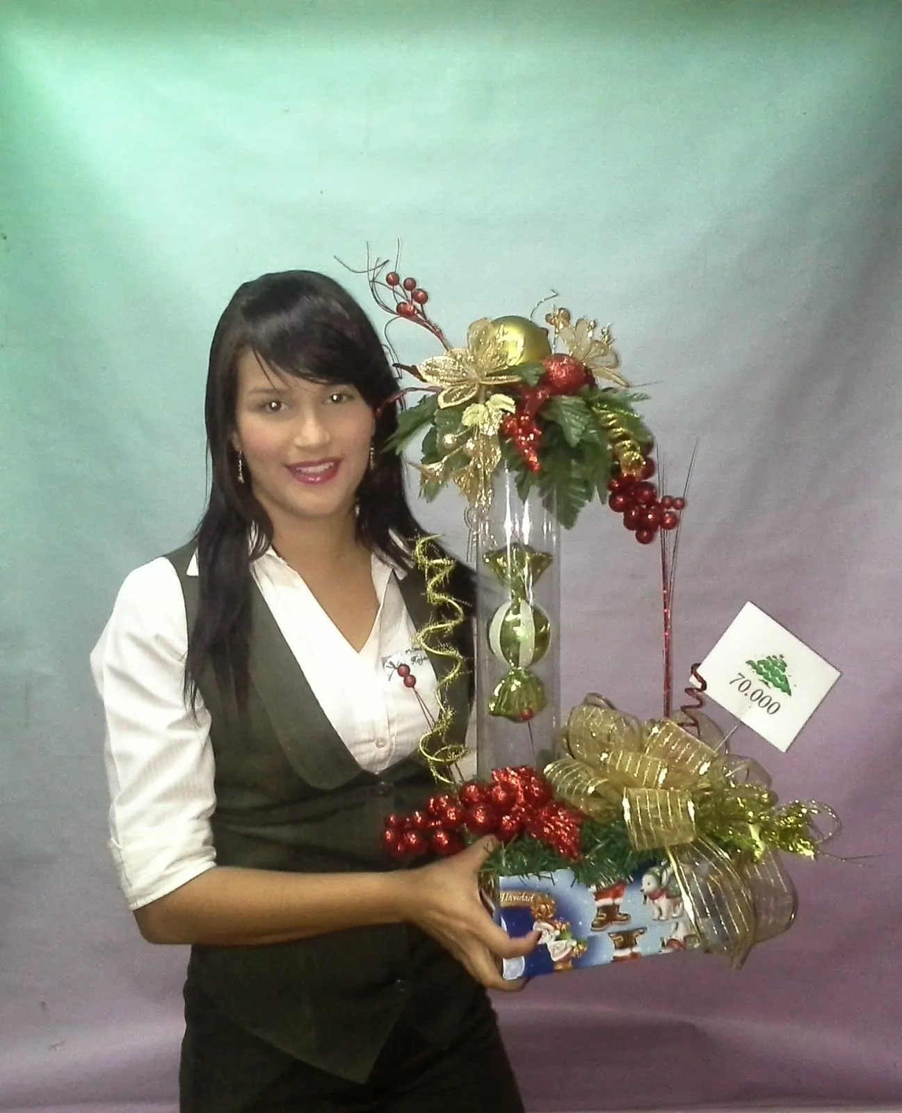 Floristería Hojas Blancas: ARREGLOS NAVIDEÑOS Floristería Hojas Blancas: ARREGLOS NAVIDEÑOS