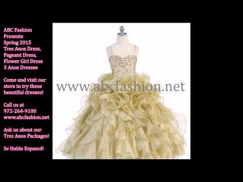 Flower Girl Dress, Tres Anos Dresses, Vestidos de Tres Anos ...