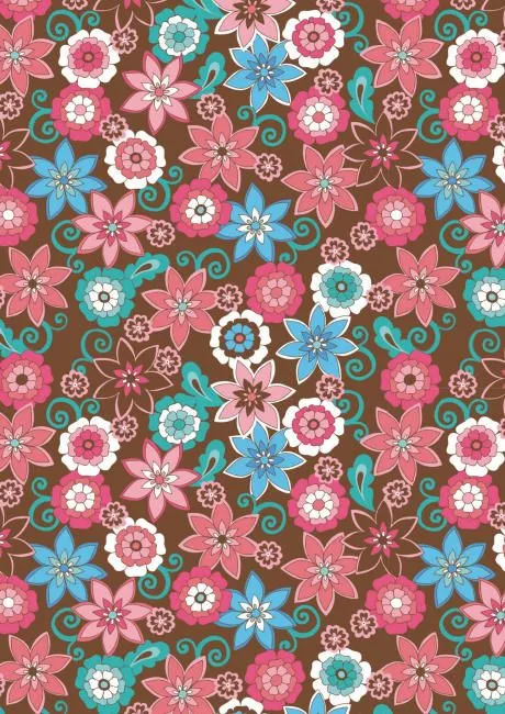 Flower Scrapbook Paper