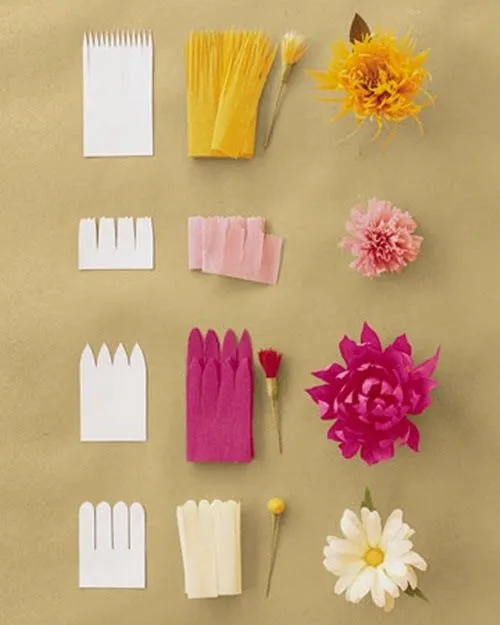 Flowers"...: Tutorial Para Hacer Flores De Papel