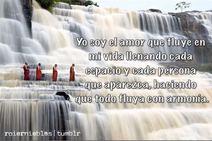 fluir #yo #amor #cascada #agua #rio | Frases | Pinterest | Amor
