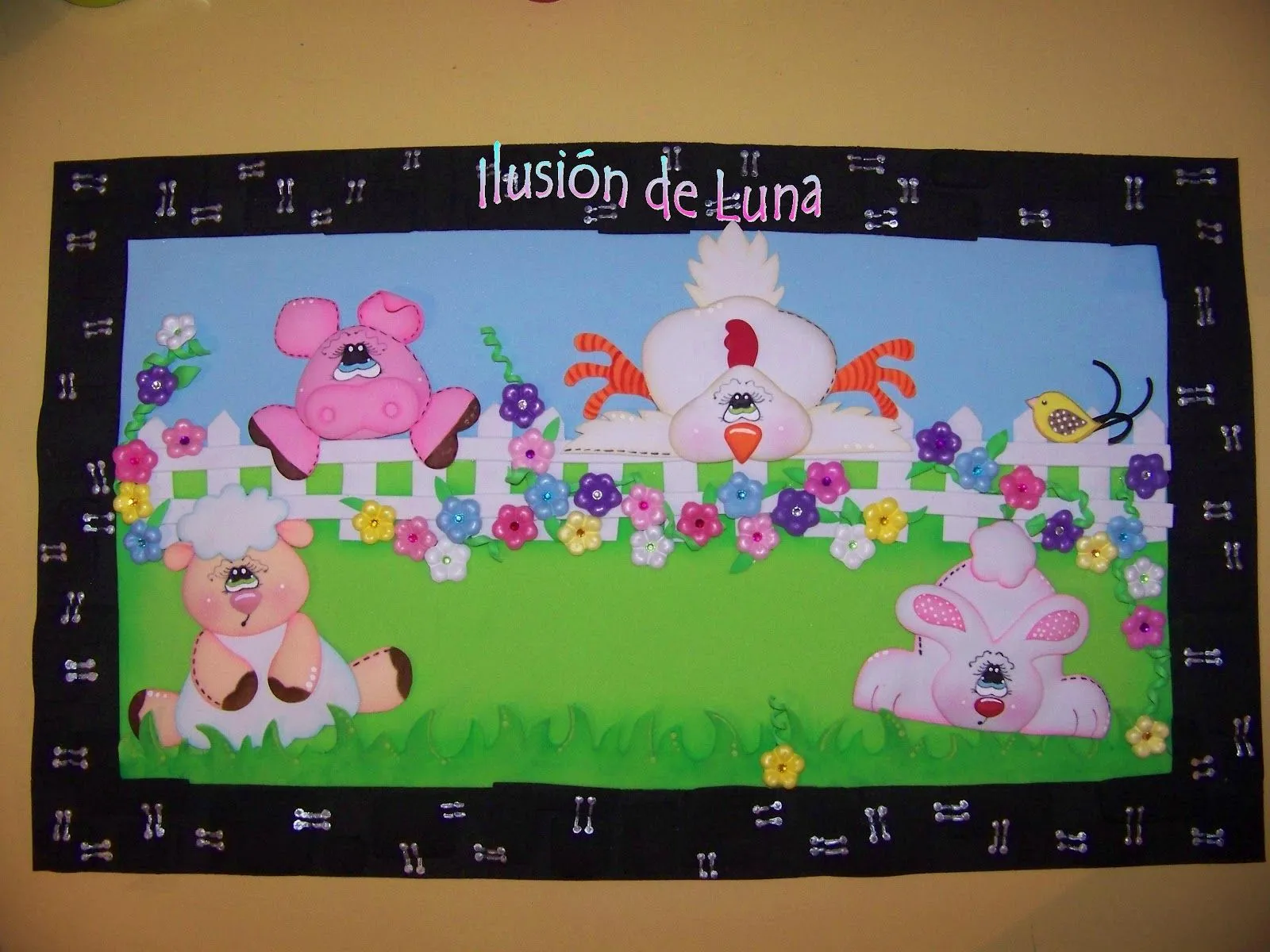 Como hacer animales de la granja de fomi - Imagui