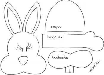  ... en foami con conejos y corderos faciles de hacer con moldes y patrones