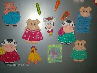 Foami y algo mas...: Imanes para Nevera