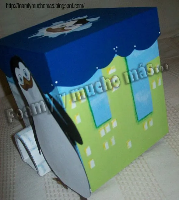 FOAMY Y MUCHO MAS...: Cotillon Pinguinos de Madagascar FOAMY Y MUCHO MAS...: Cotillon Pinguinos de Madagascar