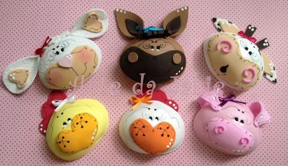 Animales magnets (photo) | goma Eva | Pinterest | Animales ...