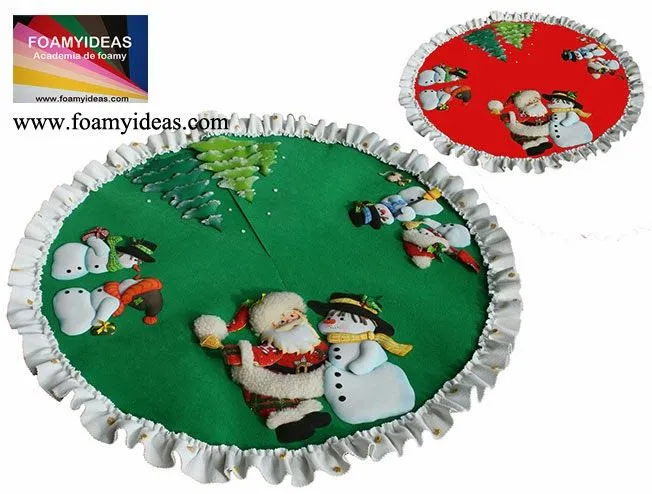 FOAMYIDEAS: Decorativo y único Pié de árbol de Navidad (en ...