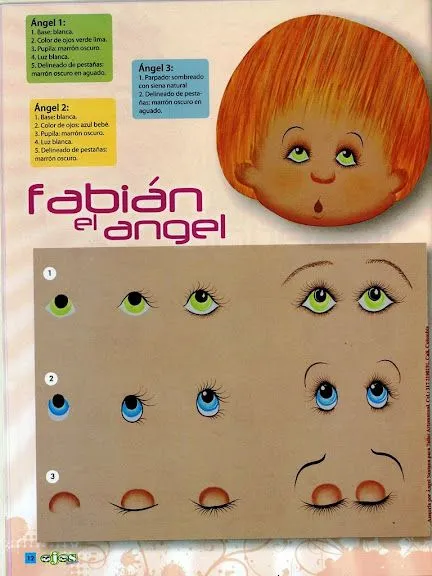 Como pintar ojos en foami - Imagui