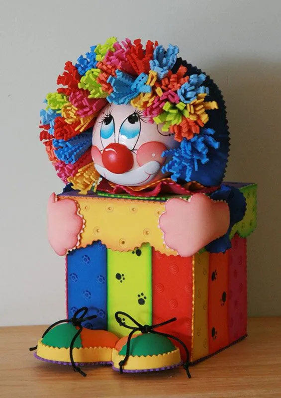 FOAMYIDEAS: Mi Payaso de foamy