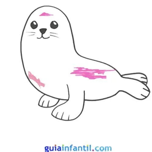 Foca para imprimir y colorear. Dibujos de animales marinos para ... Foca para imprimir y colorear. Dibujos de animales marinos para ...